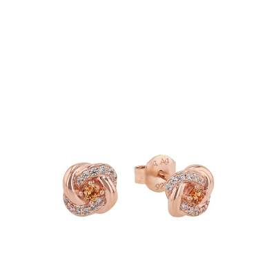 Afbeelding van amor Oorbellen, Dames, Maat: One Size, Apricot