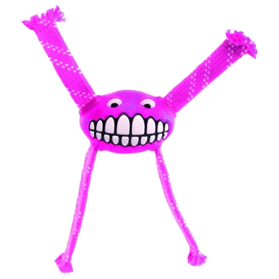Afbeelding van Rogz Grinz Flossy Roze Hondenspeelgoed L