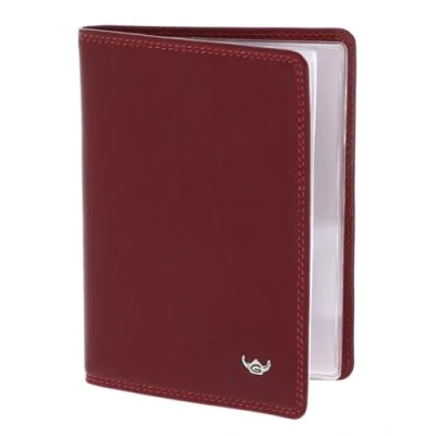 Afbeelding van Golden Head Kaarthoes Polo RFID Protect Credit Card Case Red Donkerrood