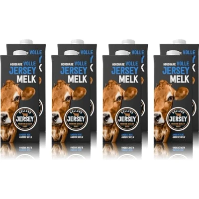 Afbeelding van Holland Jersey Volle Houdbare Melk 8x1 ltr Barista Opschuimmelk Opschuimermelk