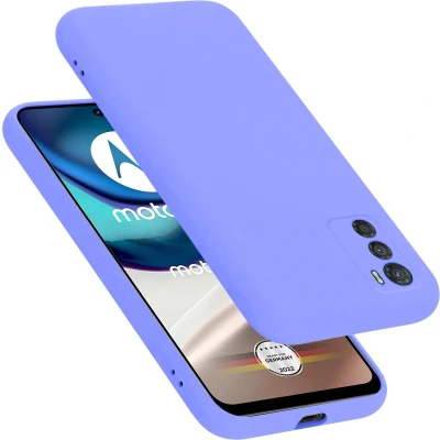 Afbeelding van Cadorabo Hoesje geschikt voor Motorola MOTO G42 in LIQUID LICHT PAARS Beschermhoes gemaakt van flexibel TPU silicone Case Cover