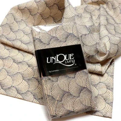 Afbeelding van Unique Living Tafelloper Linna 45x150cm dark grey