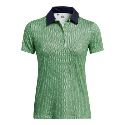 Afbeelding van Dames Golfpolo Under Armour Playoff Ace Polo Matrix Green Navy
