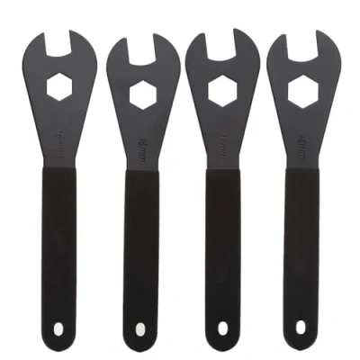 Afbeelding van Phisscii Kegelsleutel duurzame multifunctionele koolstofstalen kegelsleutel, fietsreparatietool (17 mm)
