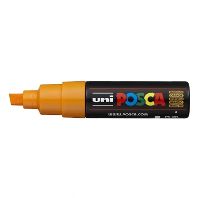Image de Uni ball Posca Marqueur pointe large biseautée Orange