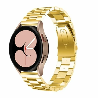 Afbeelding van Garmin Vivoactive 5 / 3 Stalen schakelband Goud