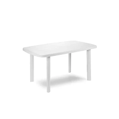 Afbeelding van Bijzettafel IPAE Progarden 08330100 Wit Hars (72 x 137 85 cm )