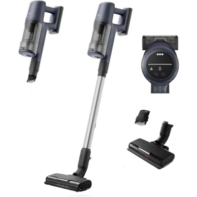 Afbeelding van AEG AP61CB21DB CLEAN 6000 draadloze stofzuiger, krachtig, multi oppervlak zuiging, cycloonscheider, BLDC motor, 53% gerecycled kunststof, 21,6 V, 0,5 l, denim blauw