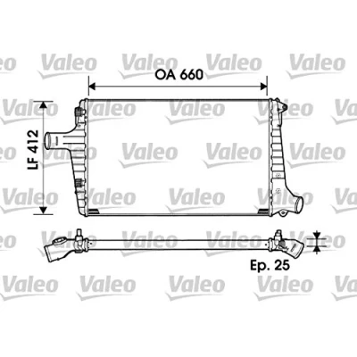 Afbeelding van Valeo Interkoeler 817865