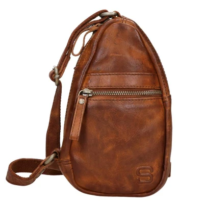 Afbeelding van Spikes &amp; Sparrow Crossbodytas Lareyna Cognac / camel one size