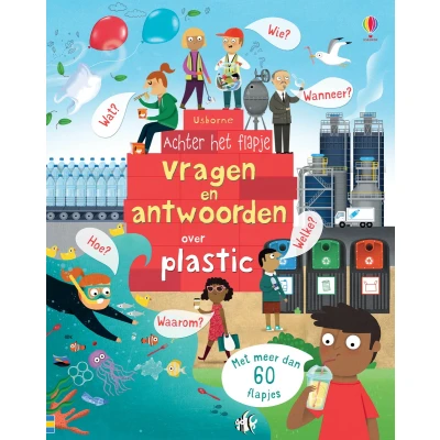 Afbeelding van Uitgeverij usborne flapjesboek vragen en antwoorden over plastic