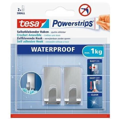 Afbeelding van tesa Powerstrips® Waterproof haken S metaal Zoom