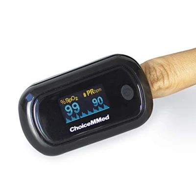 Afbeelding van Mobiclinic SpO2 Saturatiemeter Vinger Puls Oximeter Hartslag OLED scherm