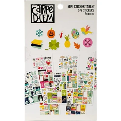 Afbeelding van Simple Stories Seizoenen Mini Stickers Tablet, papier, meerkleurig, 17,1 x 10,2 0,4 cm