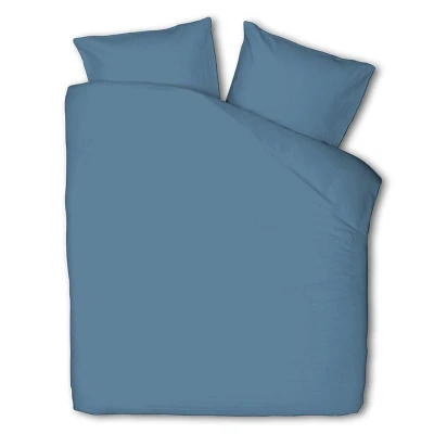 Afbeelding van Dekbedovertrek Luna Uni 2 Persoons (200 x 200/220 cm) Okergeel Koopjedeal.nl Altijd de beste deal