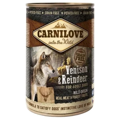 Afbeelding van 6x400 gr Carnilove dog blik rendier hondenvoer