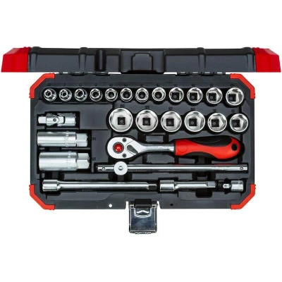 Image de GEDORE RED R59003026 jeu de clés à douilles 3/8&quot; 6 24 mm 26 pièces 3300053