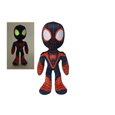 Afbeelding van Disney Spiderman Miles Morales Glow in the Dark Ogen 50 cm Knuffel