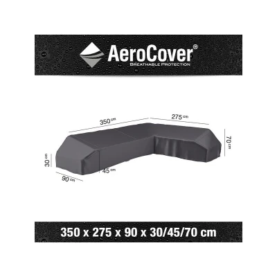 Afbeelding van Platinum Aerocover Loungeset Platformhoes Rechts 350x275x90xH30/45/70