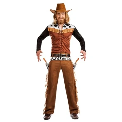 Afbeelding van Boland Kostuum Cowboy Austin (XL) Volwassenen Western Wilde Westen