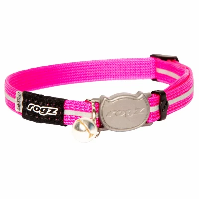 Afbeelding van Rogz Alleycat Halsband Roze Kattenhalsband 20 31 cm