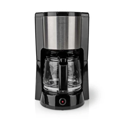 Image de Cafetière filtre 12 tasses 1000w noir/argent Nedis KACM260EBK