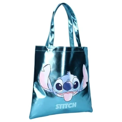 Afbeelding van Stitch Metallic Moves Shopper Blauw