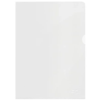 Image de Esselte Recycle Chemise A4, PP Gaufré Extra Robuste, 100 Microns, Chemises en Plastique, Paquet de 20, 628213