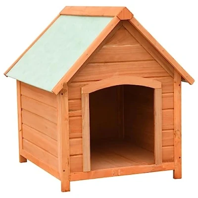 Afbeelding van vidaXL Hondenhok 72x85x82 cm massief grenen en vurenhout