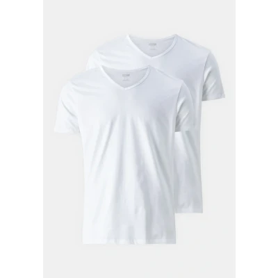 Afbeelding van Puma Basic Vneck 2 PACK Hemd, Heren, Maat: Small, White