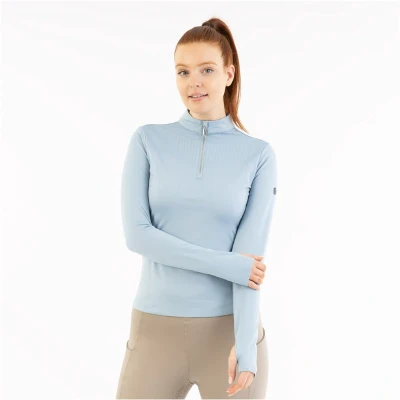 Afbeelding van BR Pullover AW25 Half Zip Jara Dames Ashley Blue S Agradi.be