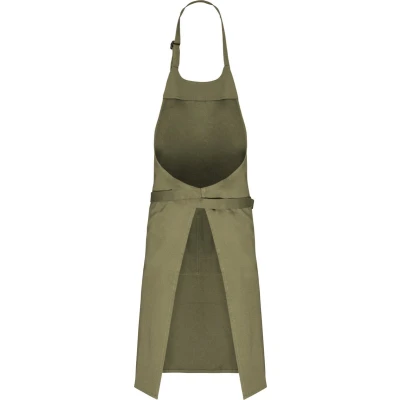 Afbeelding van Schort/Tuniek/Werkblouse Unisex One Size Kariban Light Olive Green 100% Katoen