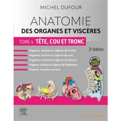 Image de Anatomie des organes et viscères Tome 4. Tête, cou tronc