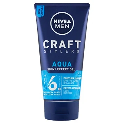 Afbeelding van NIVEA Tube Aqua Gel met 6 Mega Solid 150 Ml. Haargel