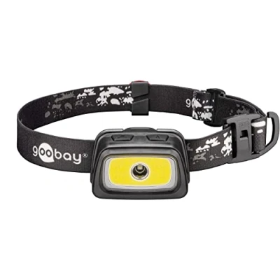 Afbeelding van Goobay High Bright 240 LED koplamp met lm en koudwit licht (6500 K), ideaal voor vrije tijd, sport, kamperen, vissen, jagen pechhulp