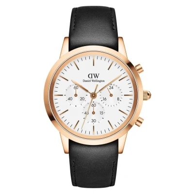 Afbeelding van Daniel Wellington heren Iconic Chronograph horloge DW00100646 in de kleur Roségoud