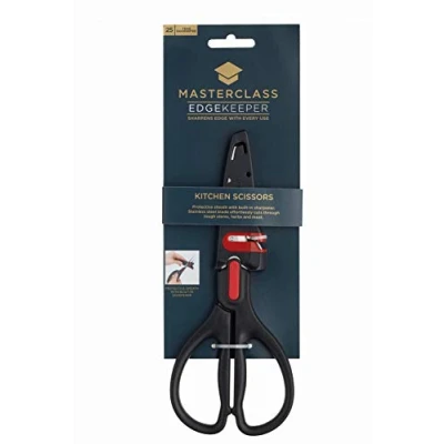 Afbeelding van Keukenschaar 22cm, Zelfscherpend RVS Multifunctioneel Duurzaam Multi purpose Scissors MasterClass EdgeKeeper