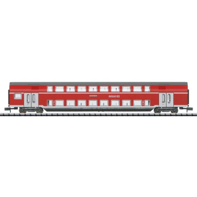 Afbeelding van MiniTrix 18056 N dubbeldeksrijtuig van de DB AG 2e klas, DBz