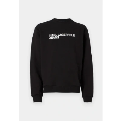 Afbeelding van Karl Lagerfeld Jeans Essential LOGO Sweater, Heren, Maat: XL, Black