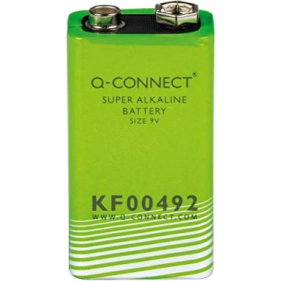 Afbeelding van Q Connect Alkaline Batterijen (1 Pcs., 9V Block, 590 mAh),