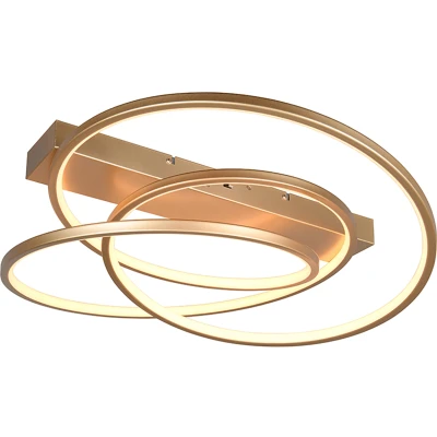 Afbeelding van TRIO DARVIN Plafondlamp Goud incl. 1x SMD 34W