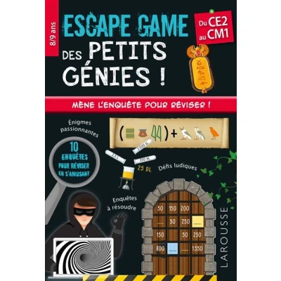 Image de Escape game des petits génies CE2 CM1 Cahier de vacances