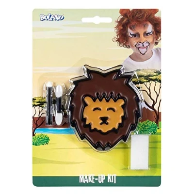 Afbeelding van Boland Make up Schmink palet Leeuwtje Carnaval, Themafeest, Kinderfeestje Dieren Jungle Safari