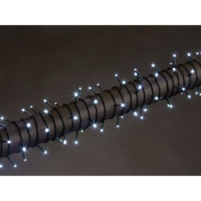 Afbeelding van LUNA LED 12 m 160 leds wit groene kabel modulator 24 V