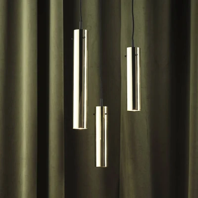 Afbeelding van FRANDSEN hanglamp FM2014, messing, glanzend, hoogte 24 cm