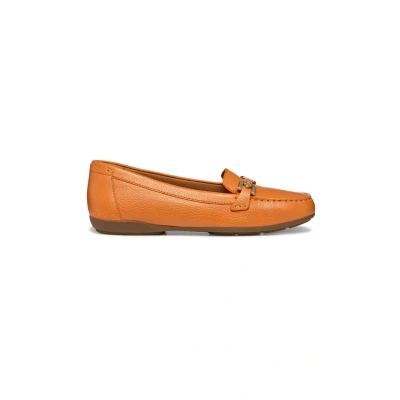Afbeelding van Geox Instappers, Dames, Maat: 36, Orange Leer