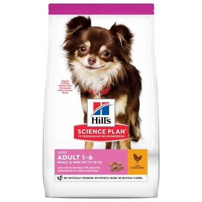 Afbeelding van Hill&#039;s Canine Adult Light Small &amp; Mini Kip Hondenvoer 6 kg