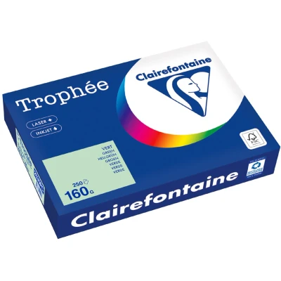 Afbeelding van Clairefontaine Trophée Pastel, Gekleurd Papier, A4, 160 G, 250 Vel, Mokkabruin Papier