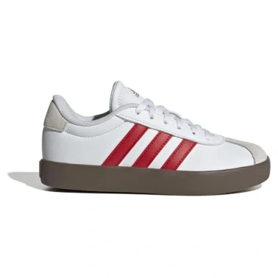 Afbeelding van adidas Uniseks kinderen VL Court 3.0 Schoenen Kinderen, Ftwr Wit/Better Scarlet/Grey One, 30 EU, Scarlet/Grijs One