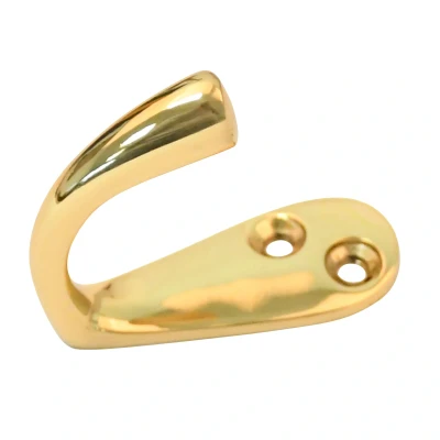 Afbeelding van Carlisle Brass Kapstokhaak &quot;Victoria&quot; gepolijst messing klein